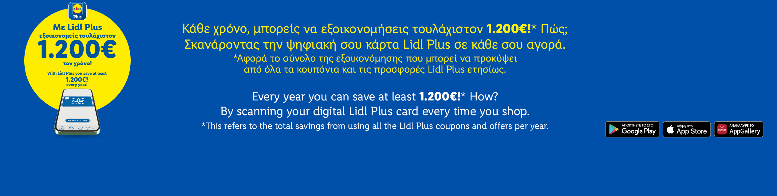 Lidl Plus Yearly Savings