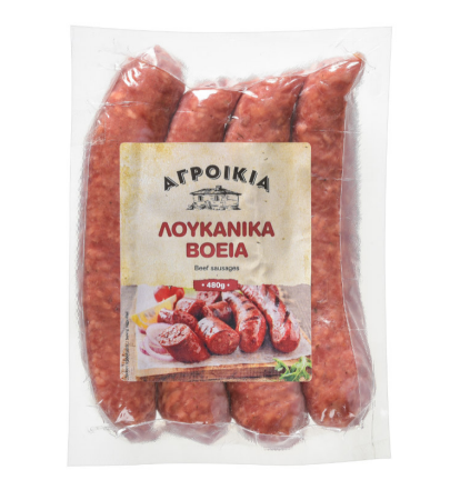 Λουκάνικα Βοεία ΑΓΡΟΙΚΙΑ σε συσκευασία 480 g