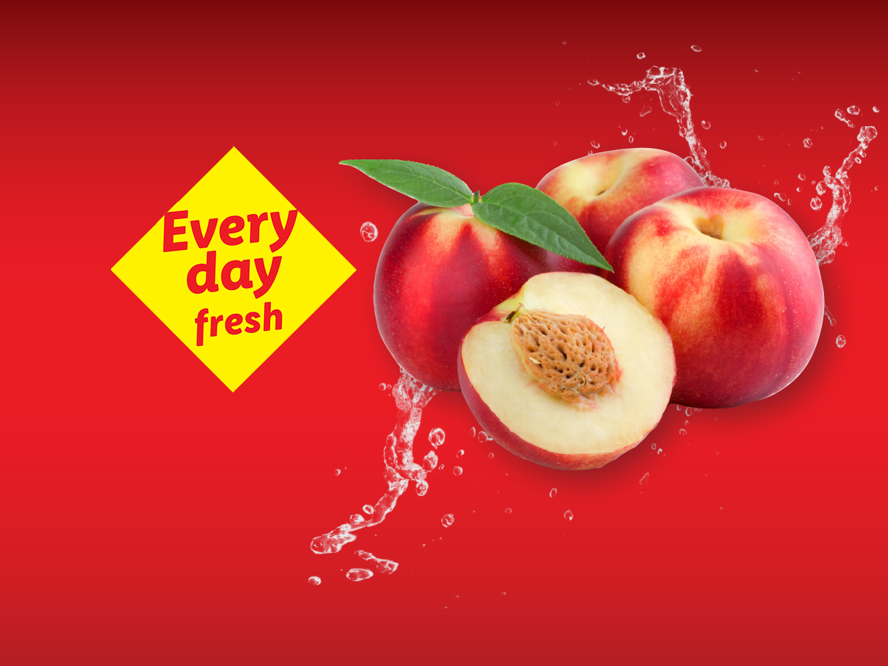 Fresh nectarines, everyday fresh.