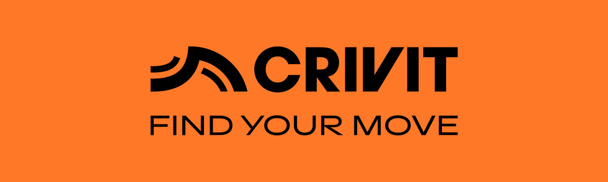 Λογότυπο Crivit: Βρείτε την κίνησή σας.